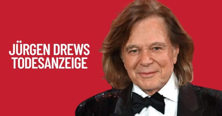 Jürgen Drews Todesanzeige