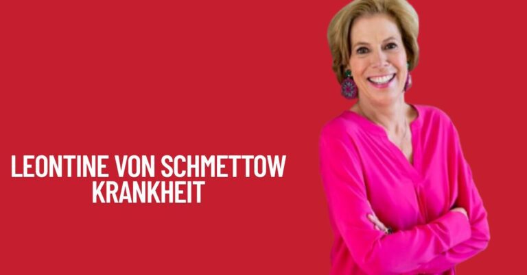 Leontine von Schmettow Krankheit