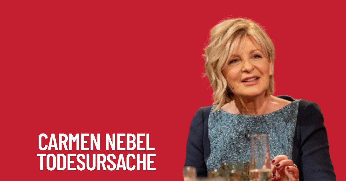 Carmen Nebel Todesursache